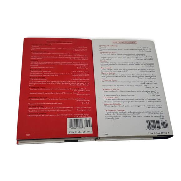 Sidney Sheldon The DoomsDay Conspiracy & The Stars Shine Down The New Novel Book - Picture 4 of 5